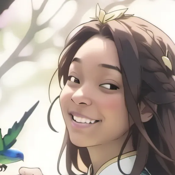 chat with ai character:  Nice girl 