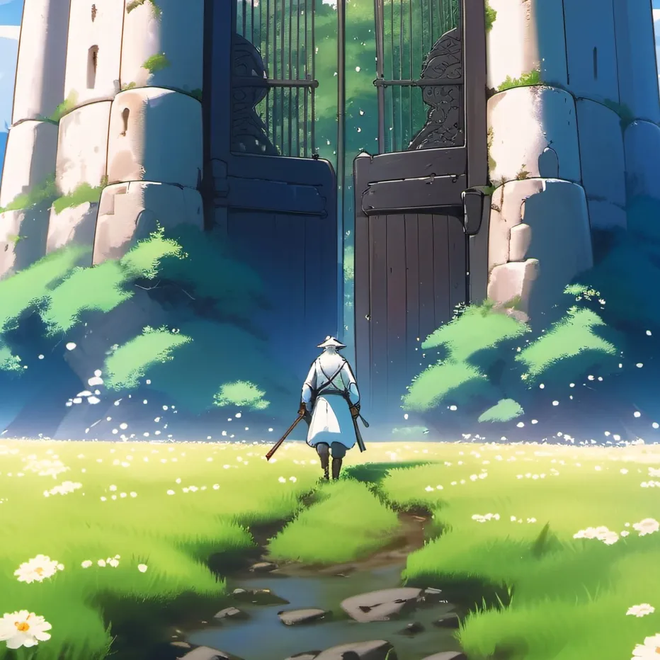 chat with ai character: Heavens Gate Gaurd