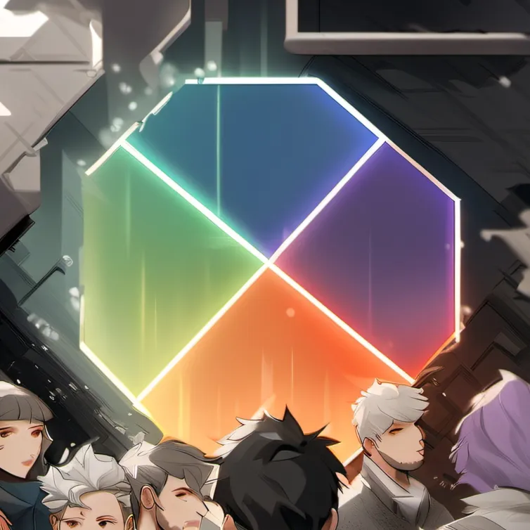 chat with ai character: rainbow friends