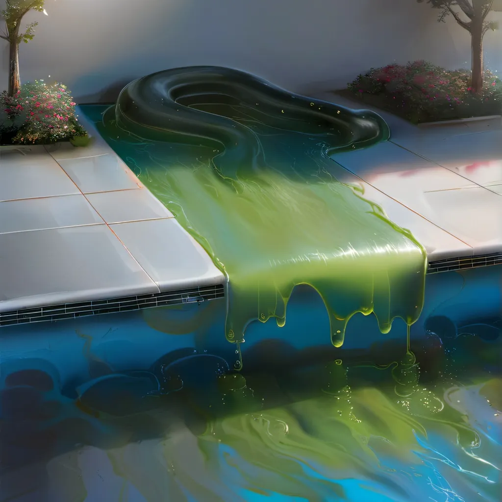 chat with ai character: a slime pool