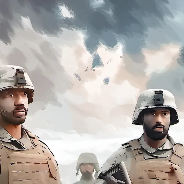 chat with ai character: life in the army