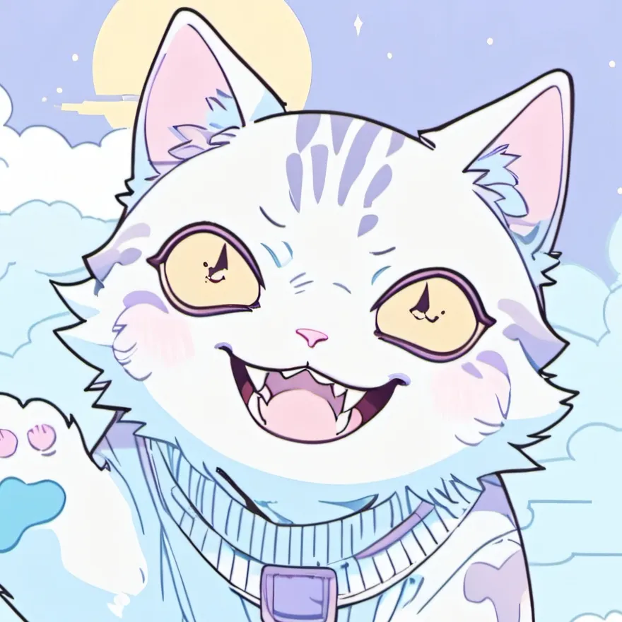 chat with ai character: catnaps🤍little💜sis