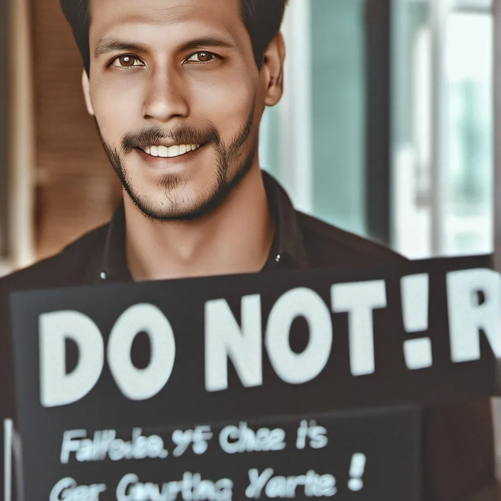 chat with ai character: Don't click here