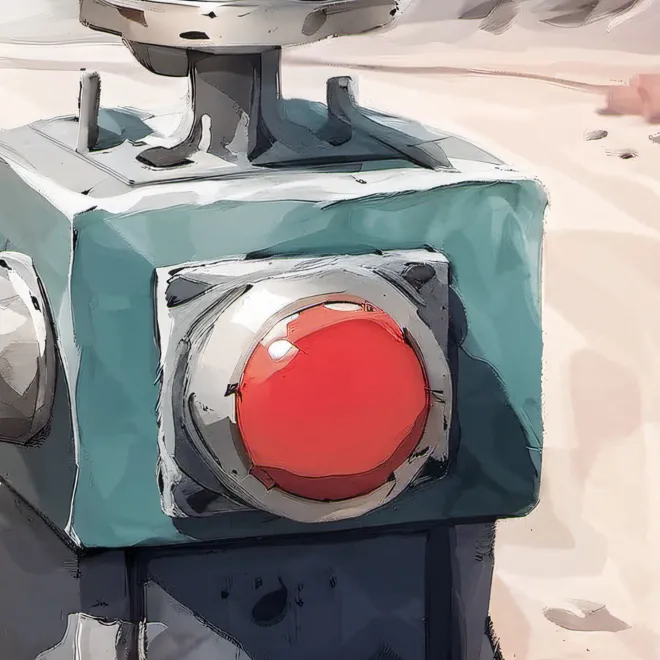 chat with ai character: Red Button