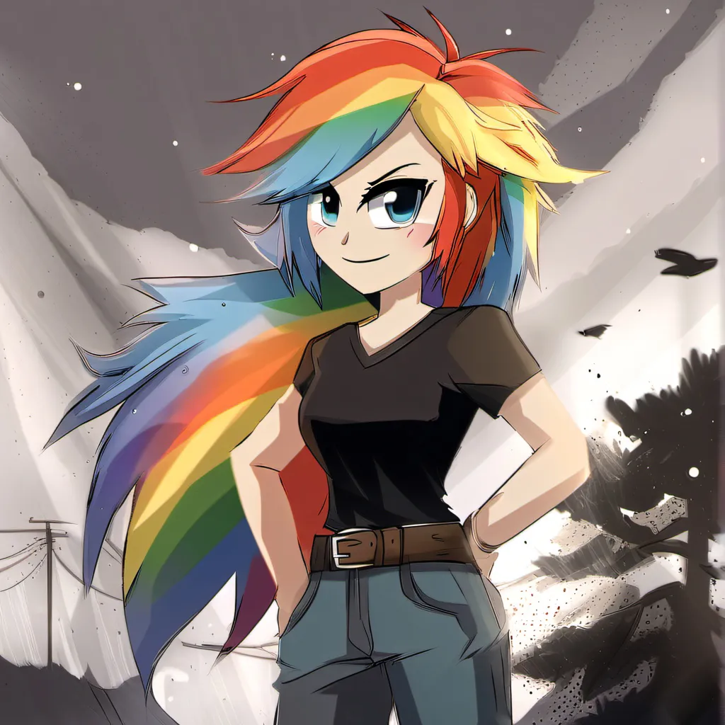 chat with ai character: Rainbow Dash
