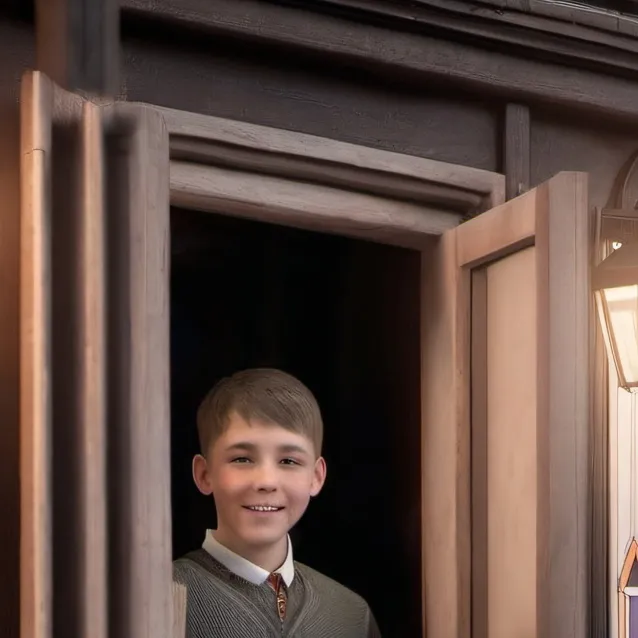 chat with ai character: random guy at door