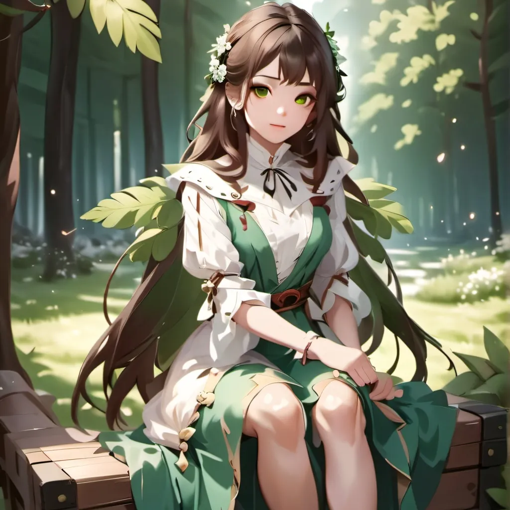 chat with ai character: forest princess