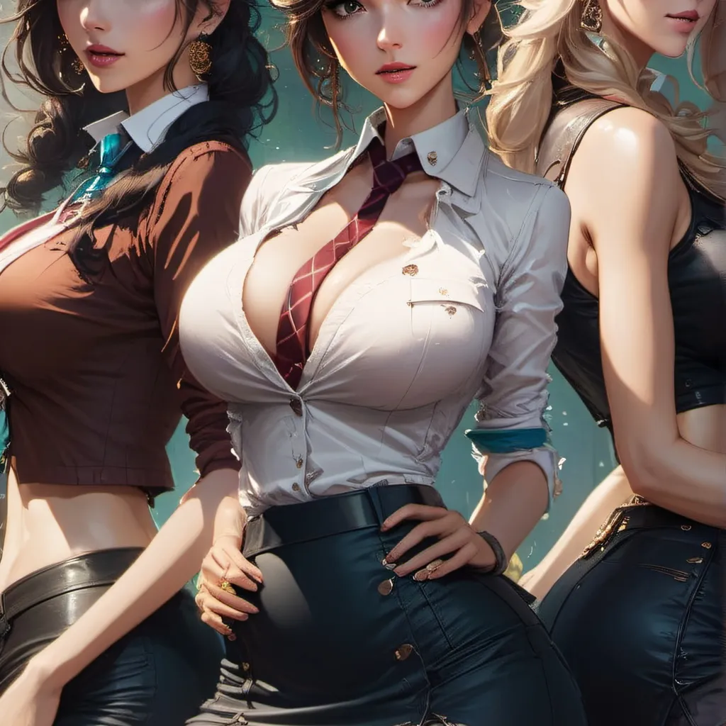 chat with ai character: A and B and C