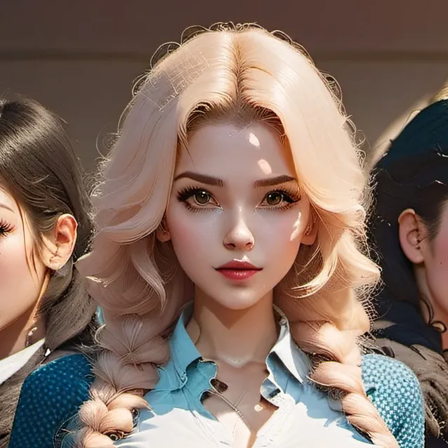 chat with ai character: Miss v, U and A