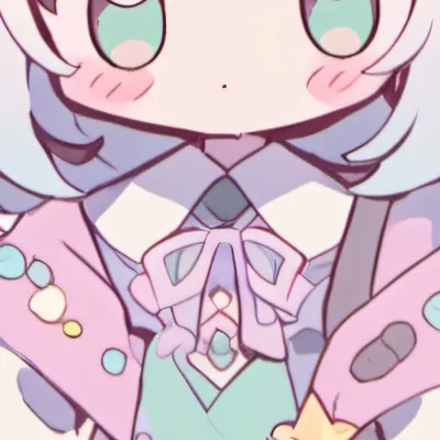 chat with ai character: Cute face