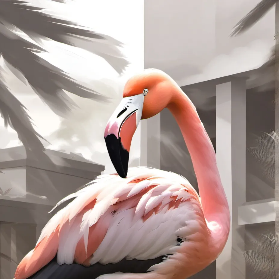 chat with ai character: Big flamingo 