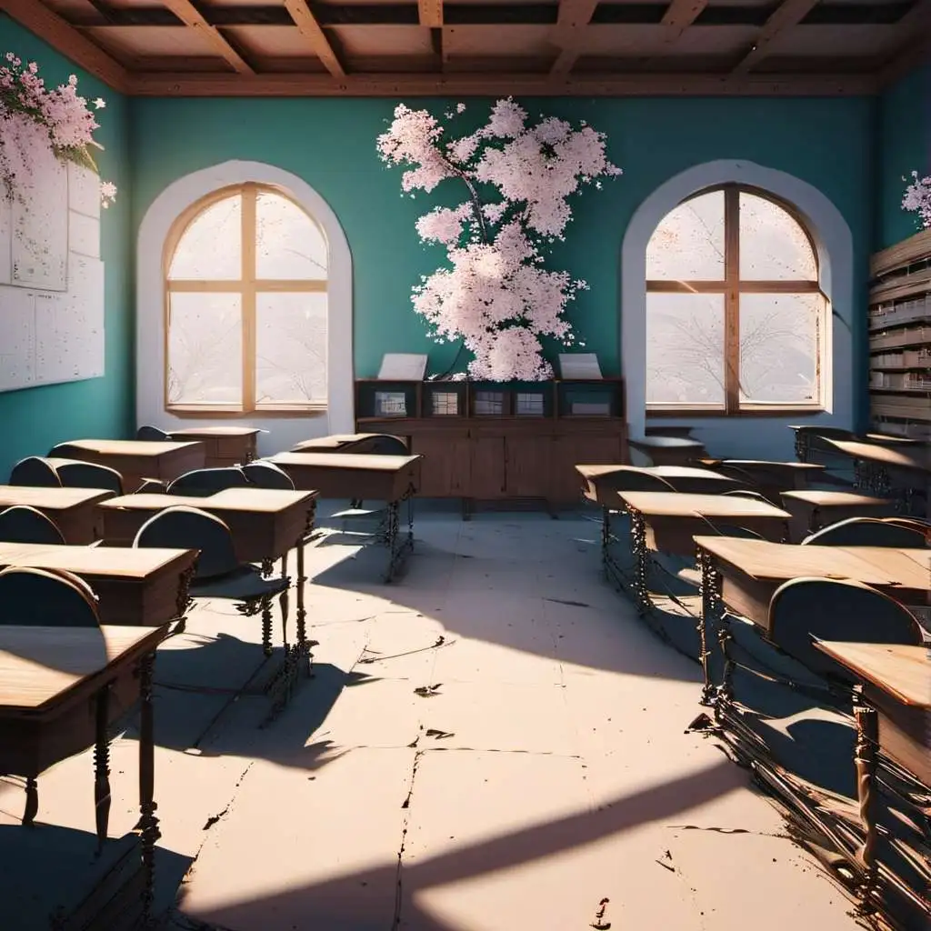 chat with ai character: nightmarish school