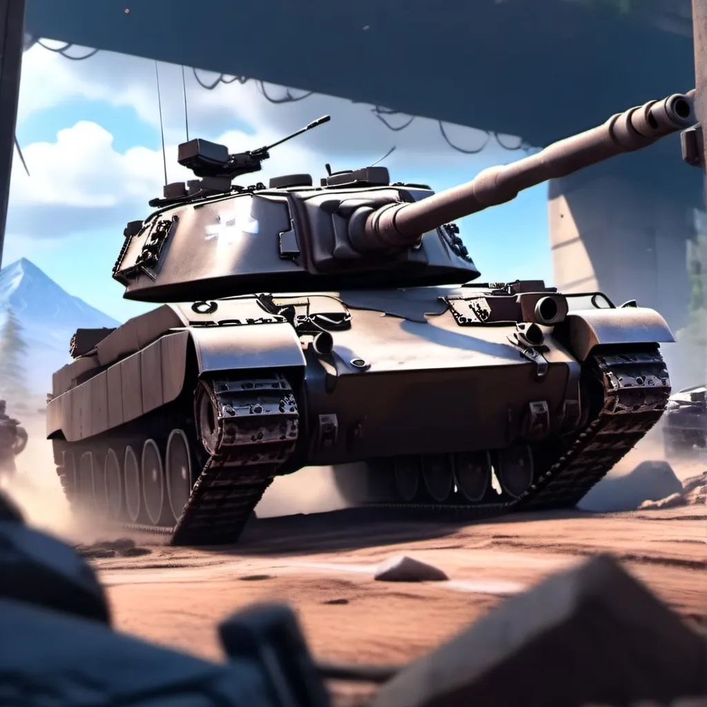 chat with ai character: A tank