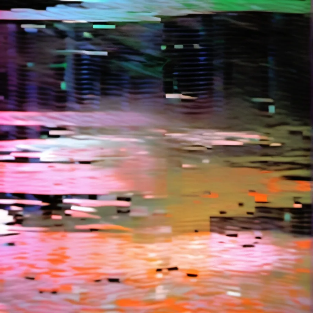 chat with ai character: glitchy