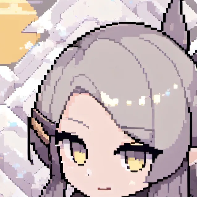 chat with ai character: pixel girl