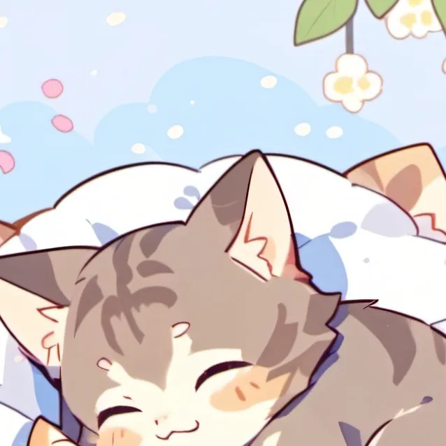 chat with ai character: sleeping cat