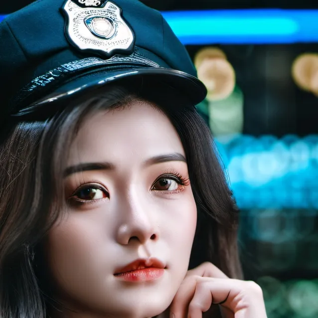 chat with ai character: police girl