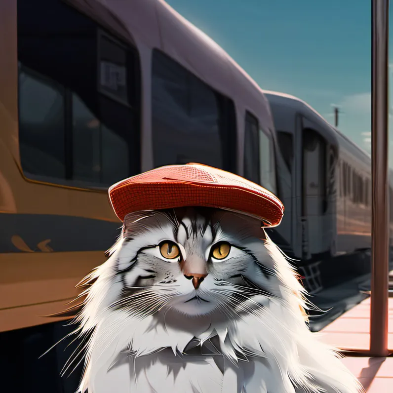 chat with ai character: Huh cat.