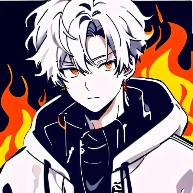 chat with ai character: burning