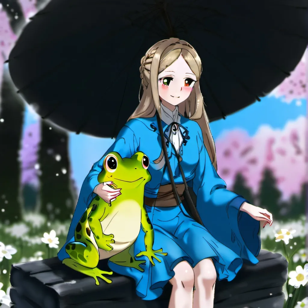 chat with ai character: froggy