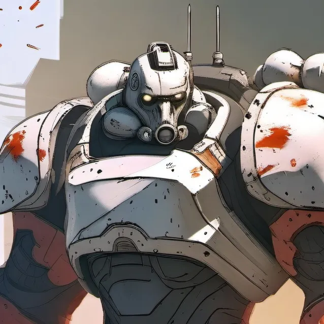 chat with ai character: x-24 power armour