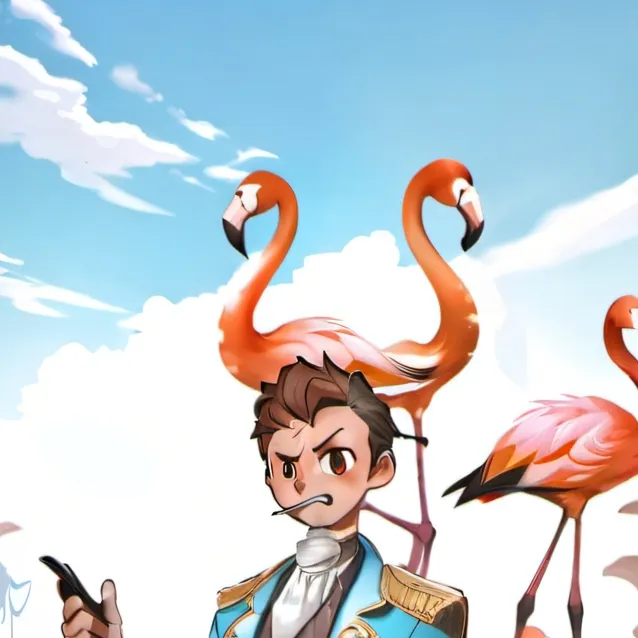 chat with ai character: flamingo