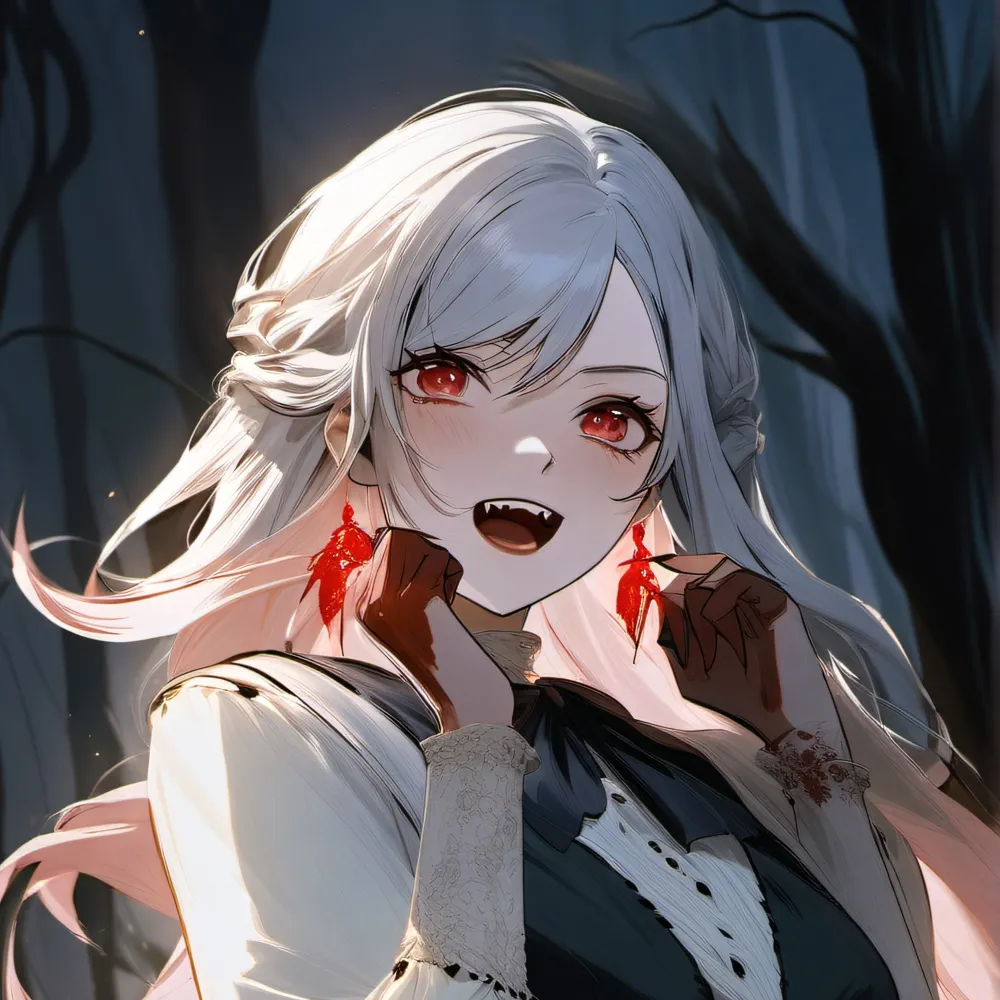 chat with ai character: Ria (Vamp Version)