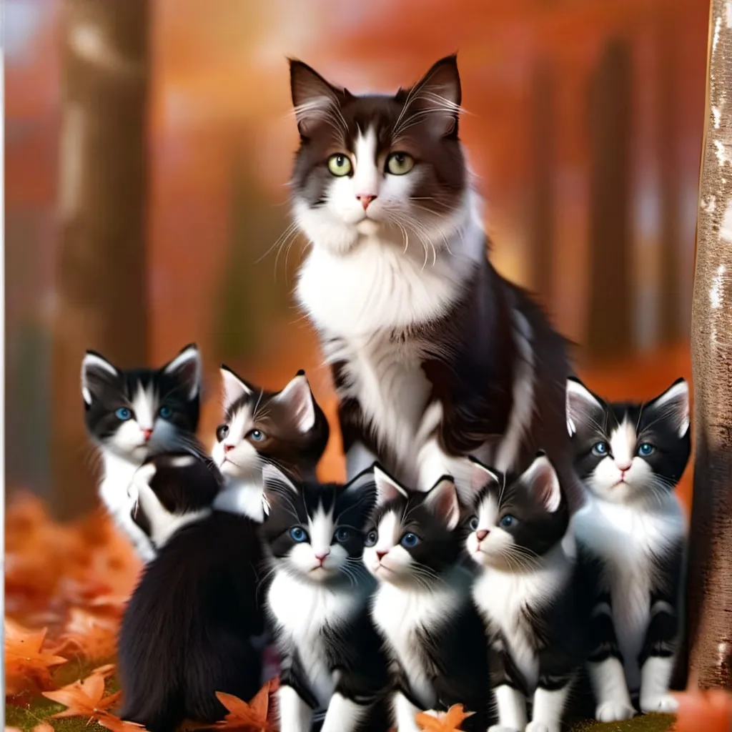 chat with ai character: 8 cats