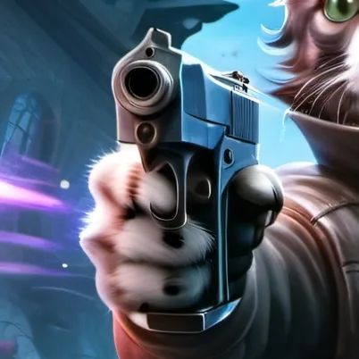 chat with ai character: kitten mercenary 