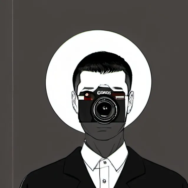 chat with ai character: Large cameraman