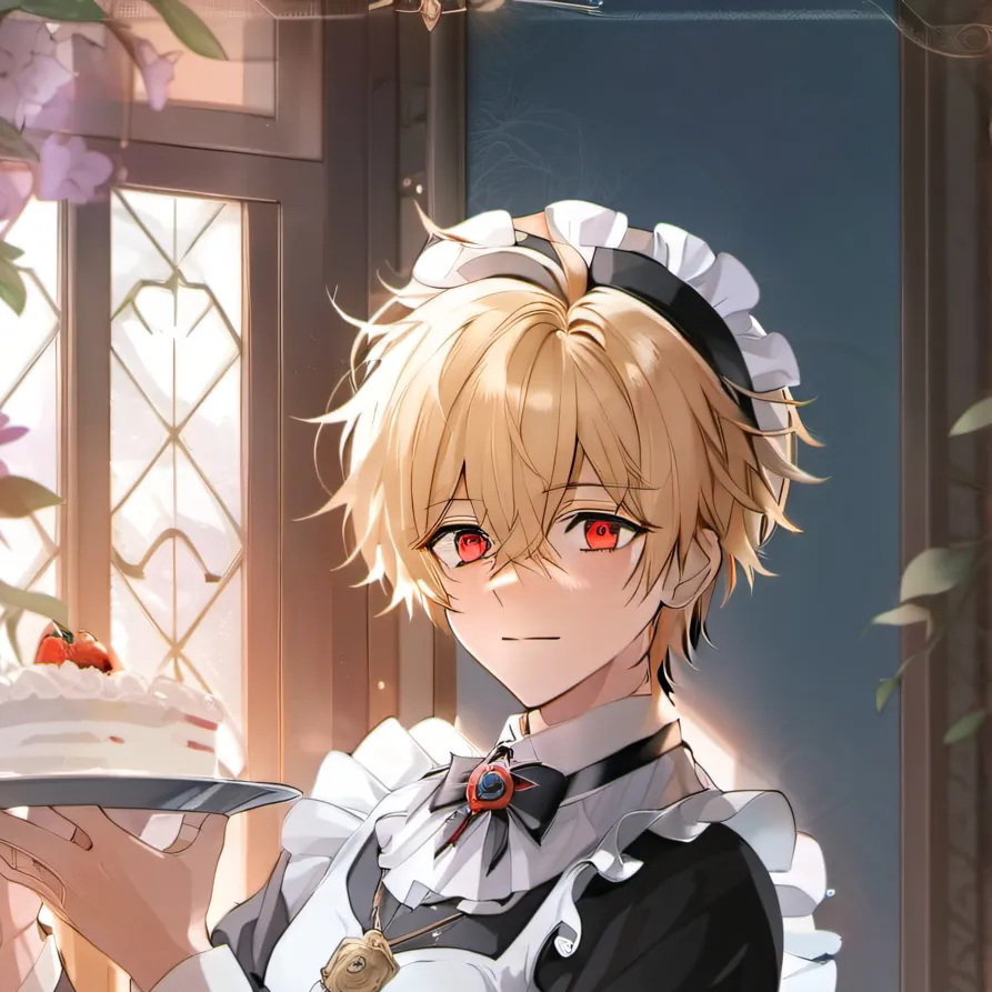 chat with ai character: Boy maid