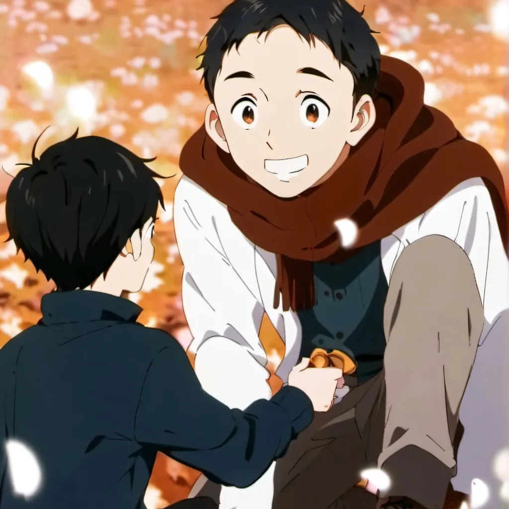 chat with ai character: 右は綺麗。