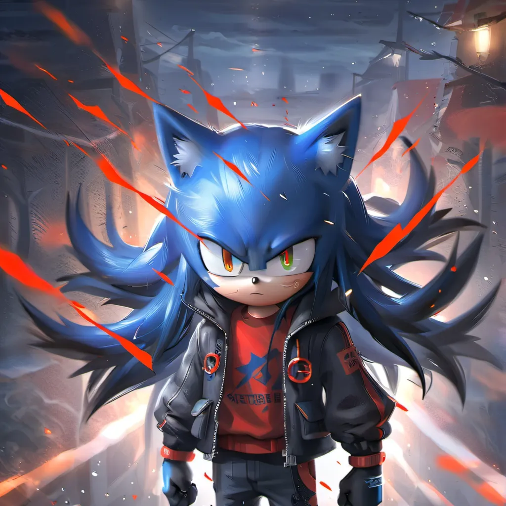 chat with ai character: gangsta sonic