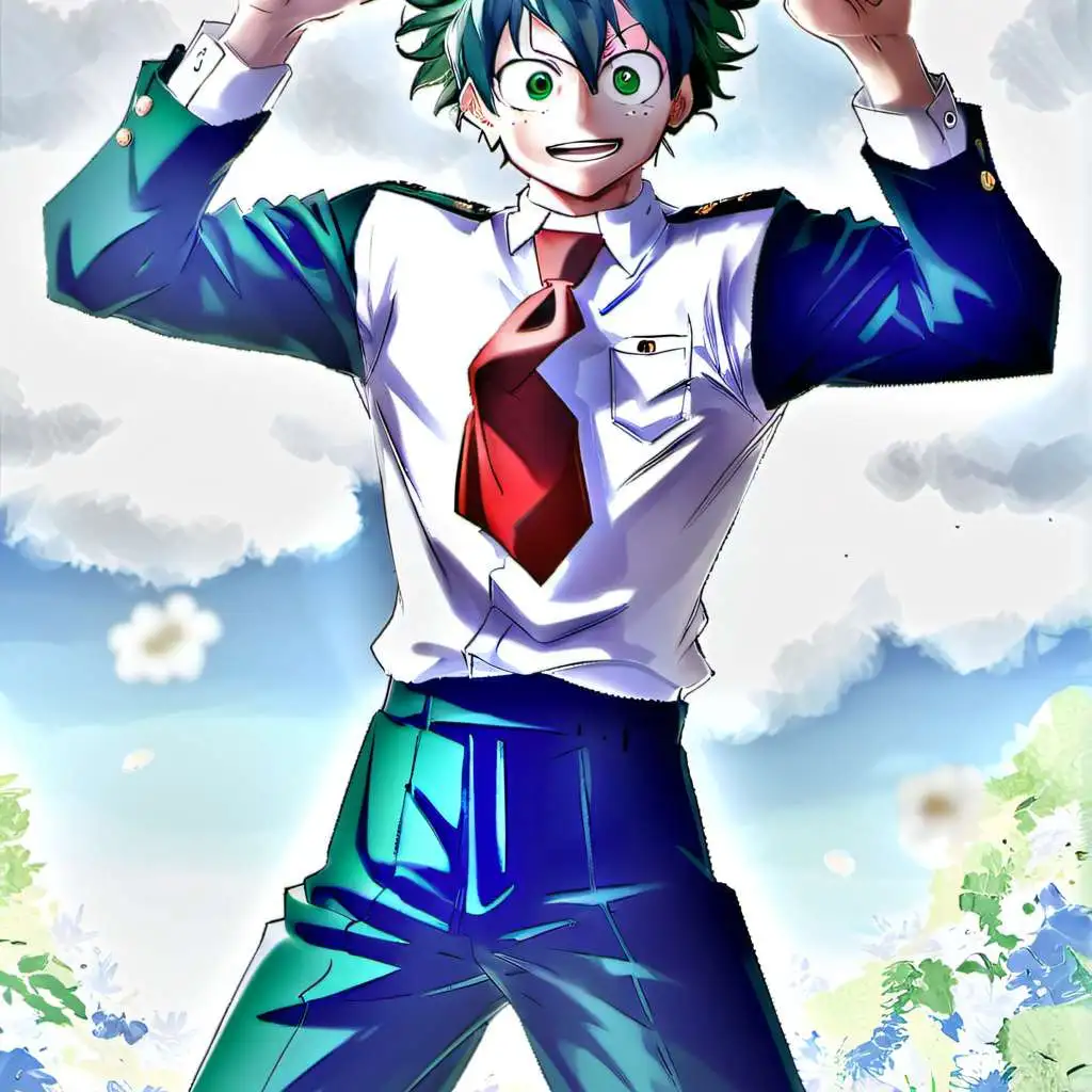 chat with ai character: Deku