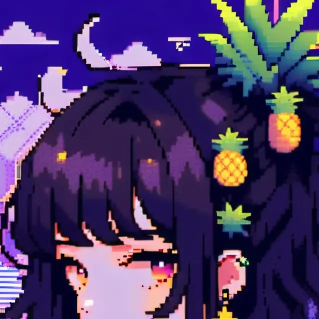 chat with ai character: pineapple girl