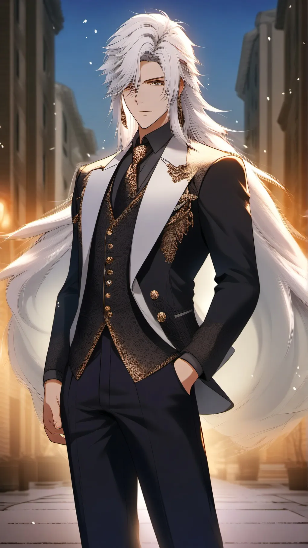 ai character: angel background