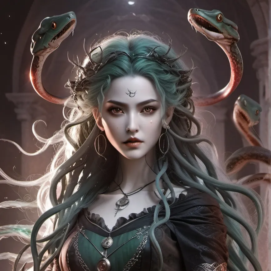 chat with ai character: medusa + mha 