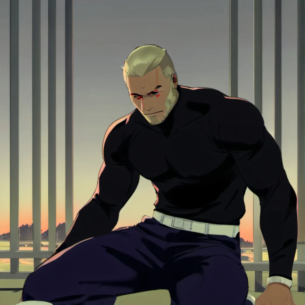 chat with ai character: Strong man on robx