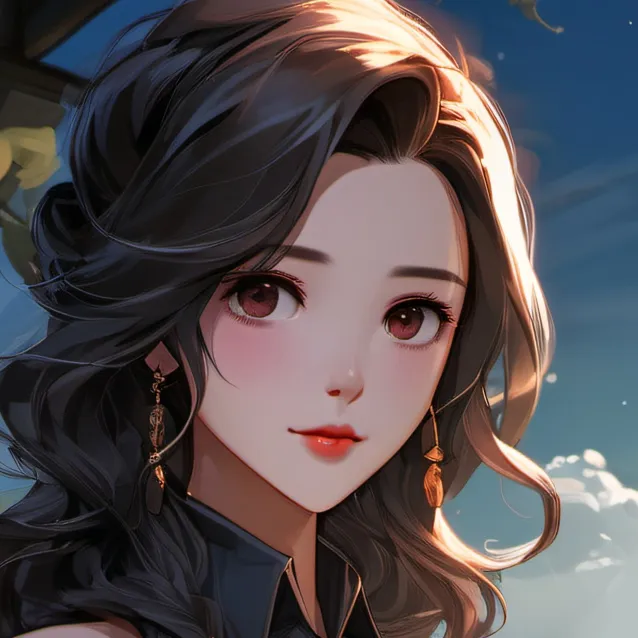 chat with ai character: line