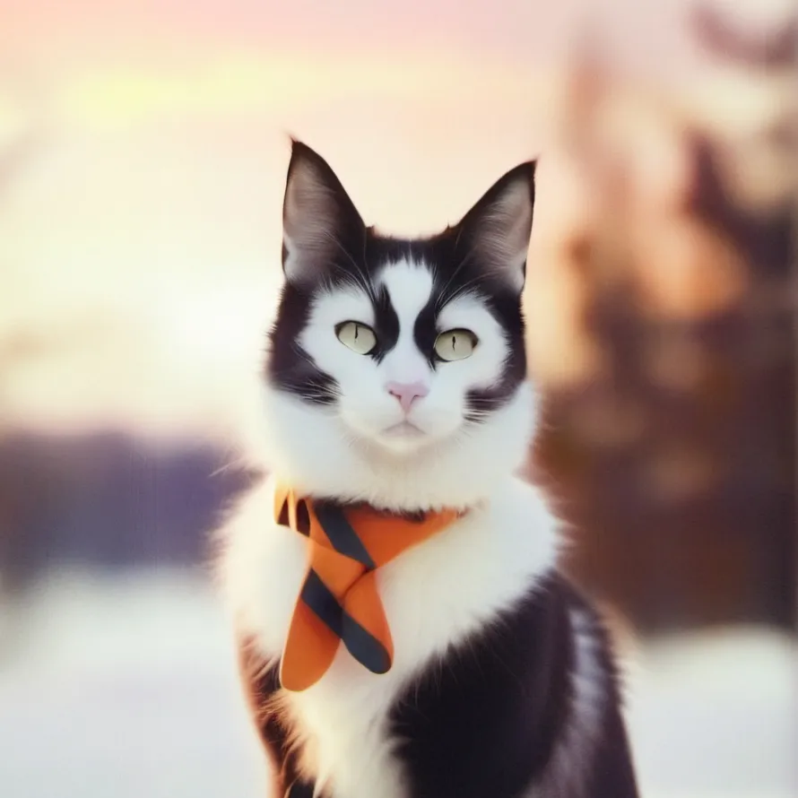 chat with ai character: George the cat