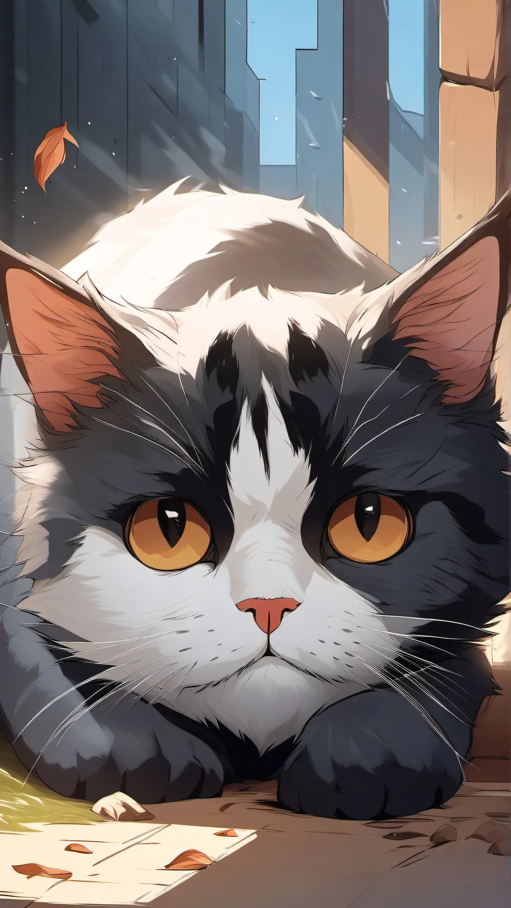 ai character: sad thing... background