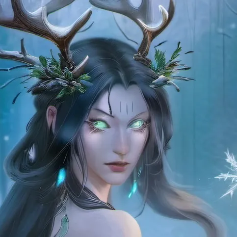 chat with ai character: Frost Nymph 