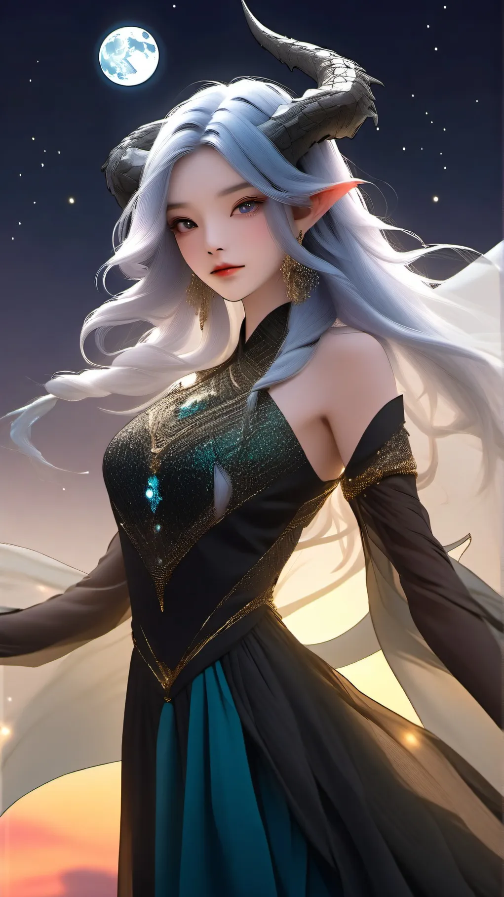 ai character: Sylaria Skylure background