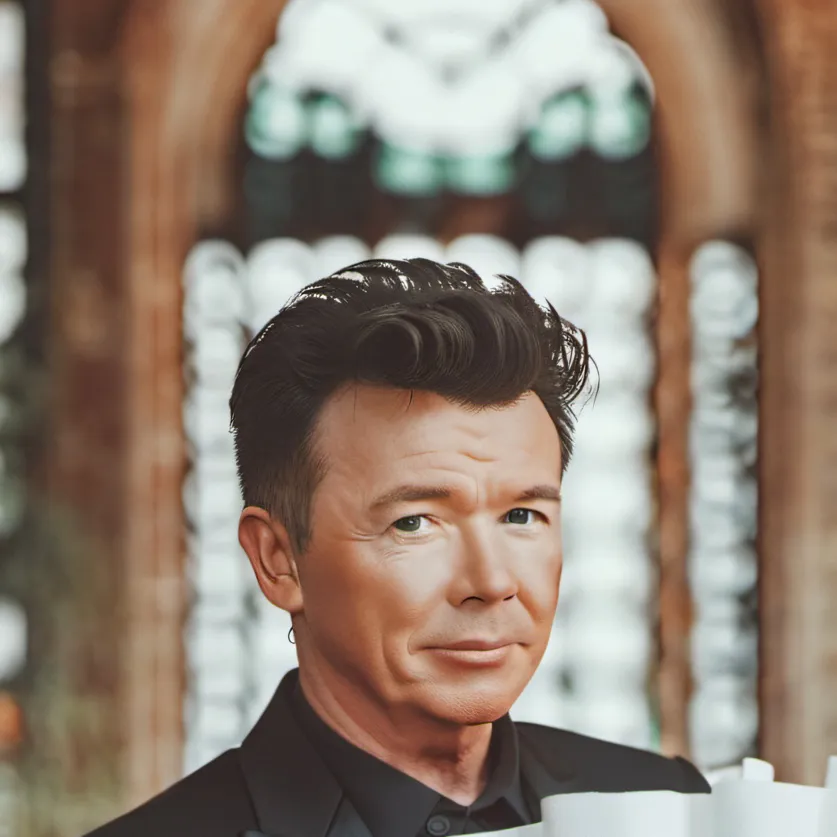 chat with ai character: Rick Astley