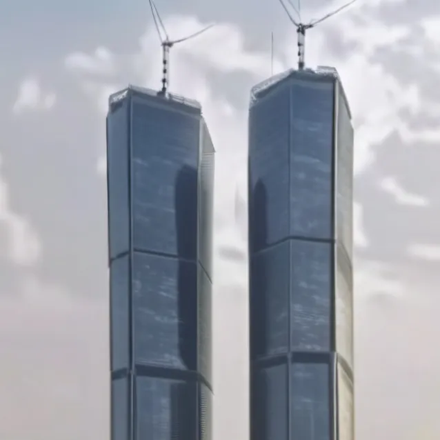 chat with ai character: twin towers