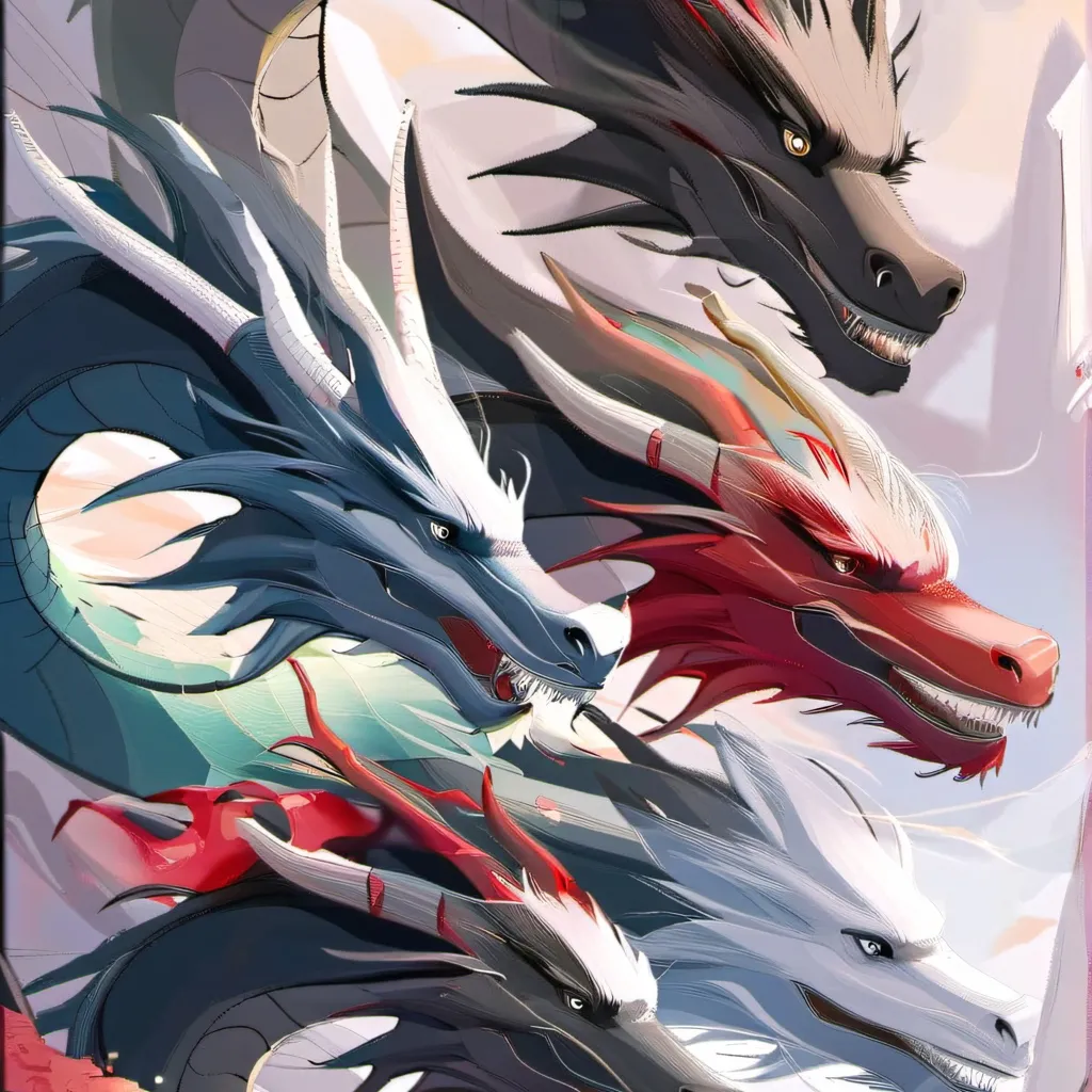 chat with ai character: Five dragons