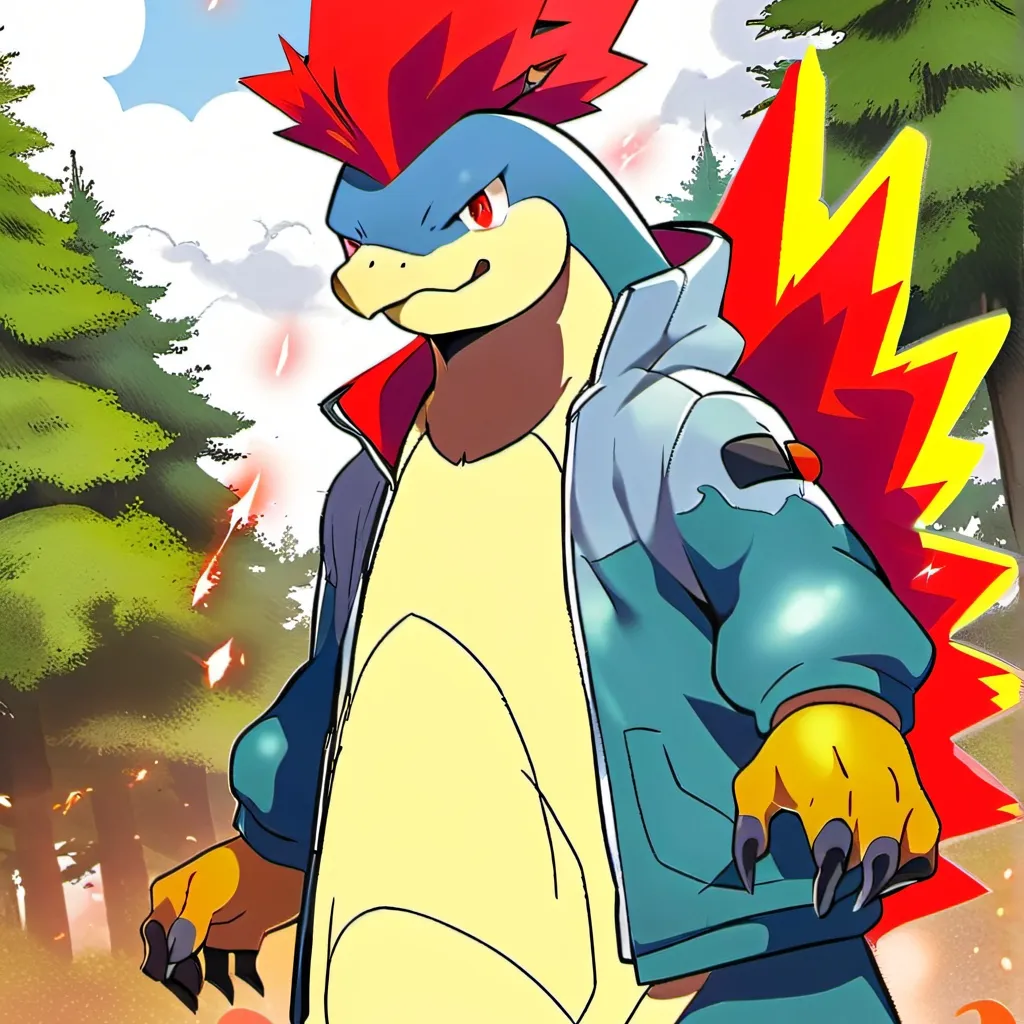 chat with ai character: SHINY TYPHLOSION!
