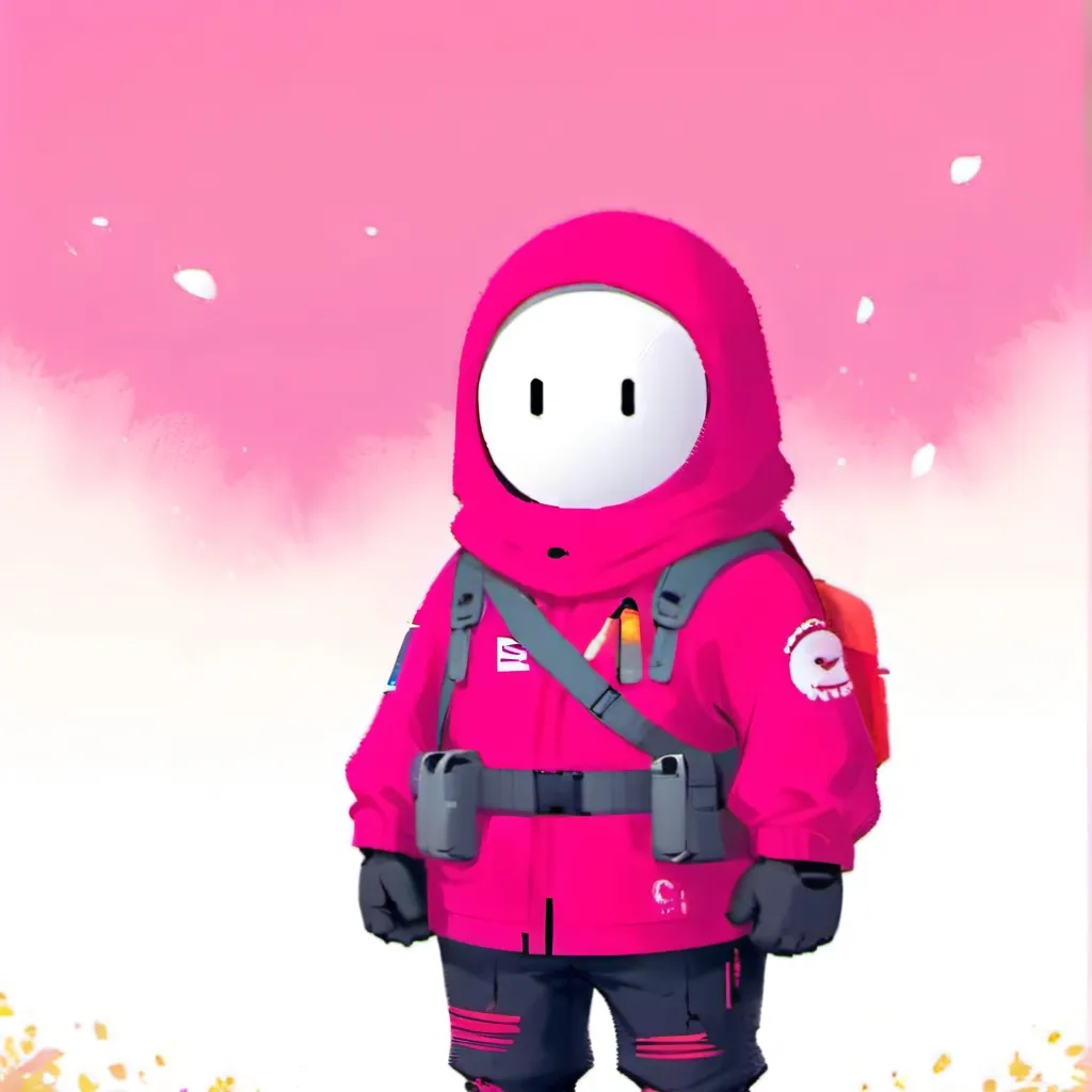 chat with ai character: Pink Fall Guy
