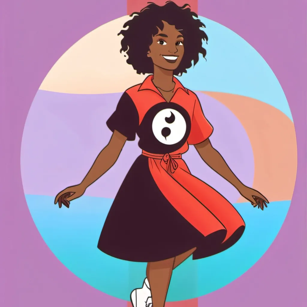 chat with ai character: Red Yin-Yang Girl