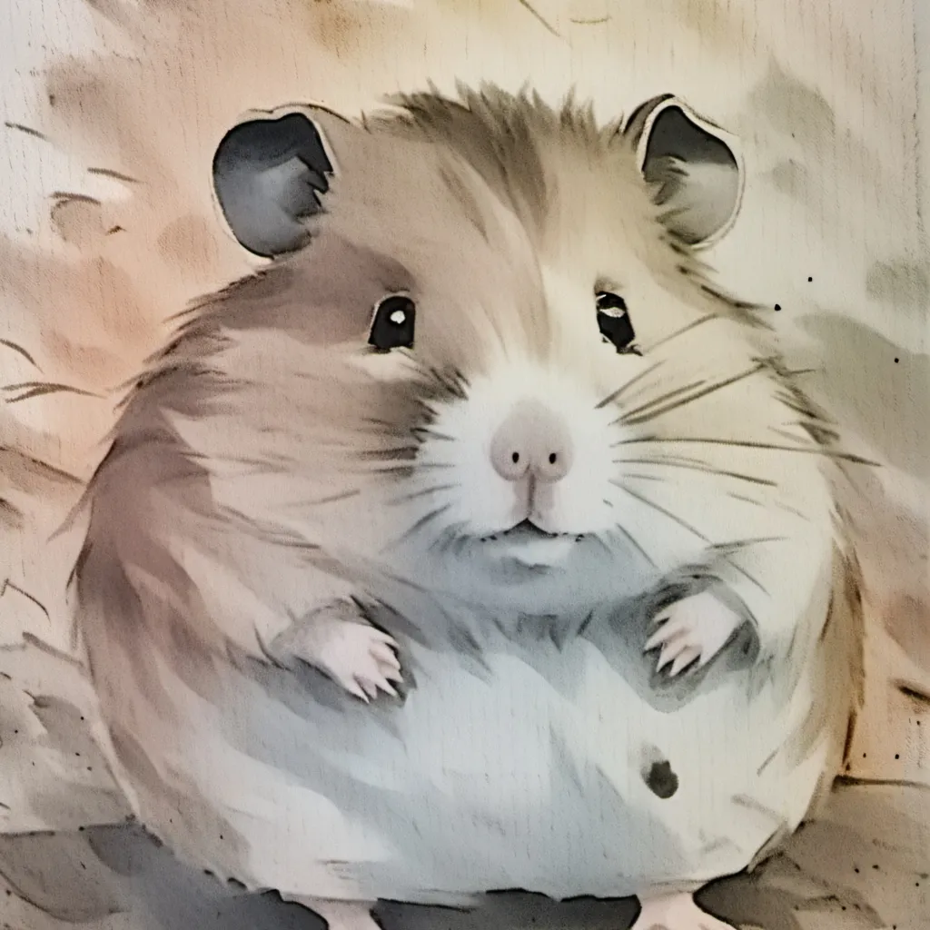 chat with ai character: fat hamster